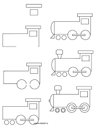 Drawing Locomotive Drawing For Kids Art Drawings For Kids Easy Drawings For Kids