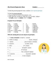 Maybe you would like to learn more about one of these? Spanish Present Progressive Worksheet Presente De Progresivo Tpt