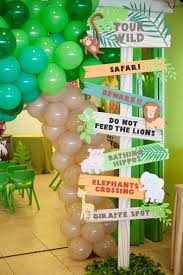 Animal Safari Birthday Party Kara S Party Ideas Safari Birthday Party Jungle Theme Birthday Party Safari Theme Party