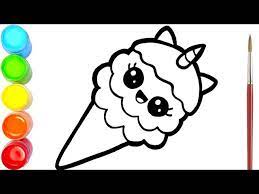 Untuk mewarnai gambar bertema dirgahayu ri ini, ayah dan bunda bisa mencari tutorialnya di internet. Menggambar Dan Mewarnai Es Krim 4 Unicorn Warna Warni Berkilau Untuk Anak Anak Youtube