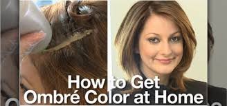 You can use blonde hair dye. How To Dye Your Hair In An Ombre Shade At Home Hairstyling Wonderhowto