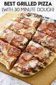 Best Grilled Pizza The Salty Marshmallow Recipe Grilled Pizza Easy Grilled Pizza Recipes