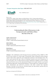 Dijkstra (pronounced ˈdɛikstrɑ or ˈdikstrɑ) is a dutch family name of west frisian origin. Pdf Understanding The Role Of Bureaucracy In The European Security And Defence Policy The State Of The Art
