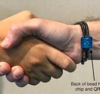 Elastic Custom Professional NFC and QR Code Bracelet for Men ...