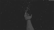 Anime, manga, illustration, fan art, minimalism, monochrome. Black Wallpaper Gif Gifs Tenor