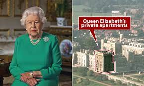 Windsor castle, in windsor in the english county of berkshire, is queen elizabeth ii spends many weekends of the year at the castle, using it for both state and private entertaining. The Queen S Life In Lockdown Her Majesty Has Been Cloistered In Her Private Apartments At Windsor Daily Mail Online