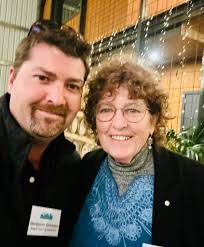 Great catching up with this beautiful human Northern Midlands Council Mayor  and a life time friend Mary Knowles 🧡🖤