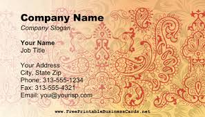 Cost of samples is fully adjustable in later bulk order. Mehndi Business Card