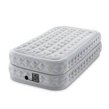 Intex Supreme Air Flow Raised Air Bed Mattress With Built In Pump Bag Twin Air Bed Mattress Intex