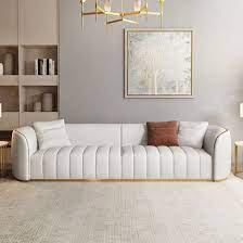 Check spelling or type a new query. China Italy Modern Design Light Luxury Home Furniture Leather Sofa Golden Stainless Steel Feet China Leather Leisure Sofa Conference Sofa