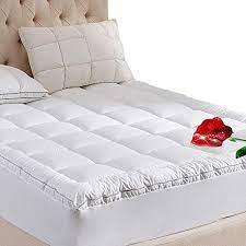 Home baby buy online & pick up in stores all delivery options same day delivery include out of stock twin twin xl full/queen king california king allergen barrier. Amazon Com Whatsbedding Pillow Top Mattress Pad King Size Mattress Topper King Size 100 Cotton Top Down Alternative Filling Pillowtop Mattress Topper Cover Fitted Quilted 8 21 Inch Deep Pocket Home Kitchen