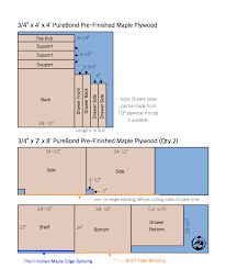 Diy 30in 1 Tiroirs 2 Plans De Carcasse De Cabinet De Base De Porte Ont Coupe La Liste Building Kitchen Cabinets Base Cabinets Kitchen Cabinet Plans