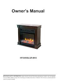 Using a handy remote, robed relaxers can adjust the flame brightness, tinker with the temperature, and opt. Lifesmart Hf9305blqr M43 Manual Manualzz