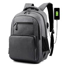 Gray Backpack Men Laptop School Bags Boys Teen Oxford Back Pack Male Bagpack College Style Large Capacity Multifunction Back Bag Buy At The Price Of 22 54 In Aliexpress Com Imall Com