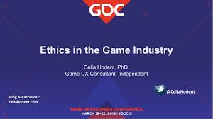 Ethics In The Videogame Industry A Mythbusting And Scientific Approach Celia Hodent