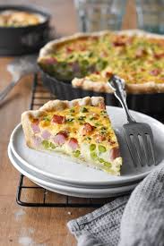 Sweet Pea Ham Quiche Ham Quiche Quiche Spring Lunch