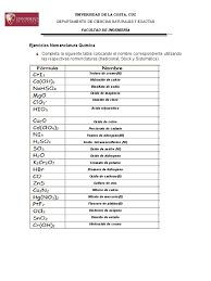 Chlorine dioxide x5 dioxido de cloro 200 ml. Actividad Nomenclatura Quimica Inorganica Wilson Sierra Rieles Calcio