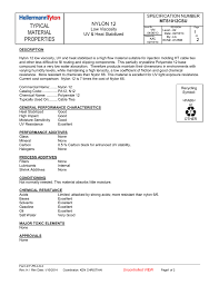 Polyamide 12 Uv Resistant Pa12 Manualzz Com