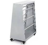 JH-Mech Cable Wire Spool Rack OEM ODM Electrical Automotive With 6 Rods Diy  Wheel Steel Wire Spool Rack for Display Storage
