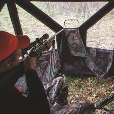 The ox 5 is reinforced throughout with a second interior layer of fabric making it easily the most durable hub blind money can buy. Barronett Blinds Pentagon Large Ground Deer Hunting Blind Tent Woodlands Camo Walmart Com Walmart Com