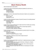 Search History Trivia Questions Black History Month Quiz Black History