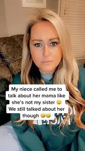 Aunt and Niece Talking about Mom