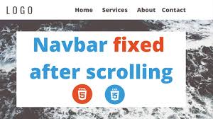 A tutorial that takes a look at how to create a nice looking nav bar with a cool little hover effect for the nav items, using html and css. Fixed Navigation Bar In Html And Css L Navbar Fixed Top After Scrolling Youtube