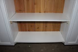 Creating Shelves Between Cabinets The Cavender Diary Diy wood floating shelves are a great way to keep collectibles, decorative items or books. the cavender diary