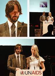 Artist Alexandra Grant And Keanu Reeves Attend The Unaids Gala During Art Basel 2016 At Messe Basel On Ju Keanu Reeves Life Keanu Reeves Keanu Reeves John Wick