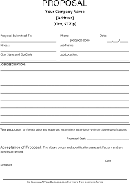Free Job Proposal Template Doc Pdf 1 Page S Estimate Template Quote Template Proposal Templates