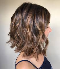 Brown Bob With Caramel Highlights Hair Styles Shoulder Hair Short Hair Styles