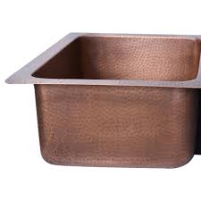 double bowl petal front apron copper