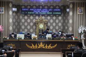 Pemkab lamtim belum memastikan ada tidaknya perubahan apbd. Paripurna Dprd Pemerintah Kabupaten Way Kanan Serahkan Lkpj Apbd Tahun Anggaran 2019 Lampung Jaya News