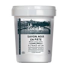 Acheter Savon Noir En Pate A L Huile De Lin 1 Kg La Corvette Naturitas