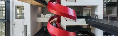 From eestairs, it's called the 1m2® staircase. Alexandria S Red Spiral Stair Payette
