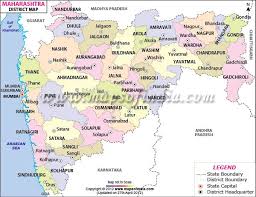Districts Map Maharashtra India World Map Geography Map India Map