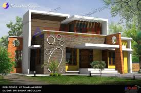Single Floor Contemporary Indian Home Design Sqft Aetlier Kerala Designs House Outside Design Kerala House Design Cool House Designs