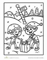 Christmas Elf Coloring Page Christmas Coloring Pages Coloring Pages Free Coloring Pages