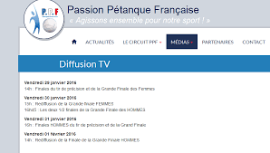 Passion Petanque Francaise L Equipe 21 Voir Programme Tv Ou Sur Le Site Internet Equipe21