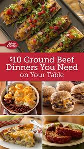 10 Ground Beef Dinners Dinner With Ground Beef Inexpensive Dinner Recipes Beef Dinner