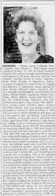 Obituary for Marny Joyce GUSIKOSKI, 1934-1997