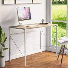 Auch im büro, im kinderzimmer oder. Gotui Computertisch Schreibtisch Faltbarer Pc Tisch Klapptisch Burotisch Officetisch Arbeitstisch Fur Buro Wohnzimmer Schule Eiche Online Kaufen Otto
