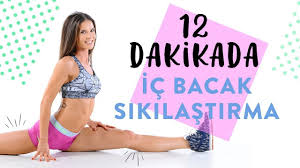 12 Dakikada Ic Bacak Sikilastirma Youtube Kalca Egzersizleri Squat Workout Vucut Spor
