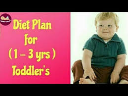 Food Chart For 1 3 Yrs Toddlers Diet Plan For 1 3 Kids