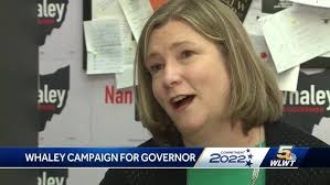 Nan Whaley campaigning for Ohio governor