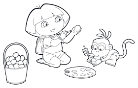 This page contains of dora coloring pages and dora coloring. Coloring Pages Dora Easter Youtube