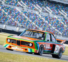 🦇 BMW's 3.5 CSL "Bat Mobile" was a competitive entry in early 70s GT  racing classes. Shown here, Dean DeSantis and David Hinton co-drove this  colorful beast at the 2020 HSR Daytona