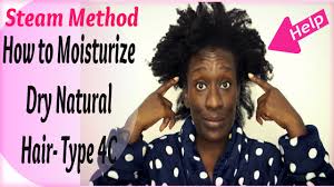 Hair relaxer—lotions or creams that work by chemically altering the structure of the hair—can be used at home and will leave your hair smooth and straight for about six to eight weeks. How To Moisturize Natural Hair Using A Hair Steamer 4c 4b Youtube