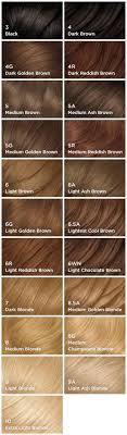 38 specific clairol professional radiance color chart