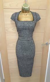 Stunning Hobbs Grey Midi Work Pencil Dress Uk 10 Eu 38 Business Office Fashion Clothing Shoes Accessories Women Dresses Business Dresses Pencil Dresses Uk